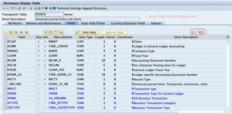 Search <b>SAP</b> Tables. . Sap acdoca fields list